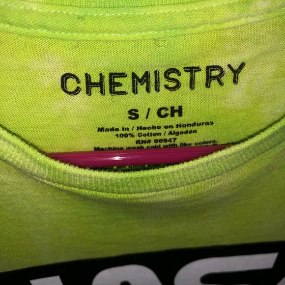 nasa neon green/yellow t-shirt, bought @ Marshalls - Picture 2 of 2